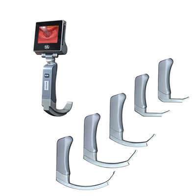 Intubation visuelle réutilisable du laryngoscope 1200*1600px de résolution d'affichage à cristaux liquides de CMOS 3,5 pouces