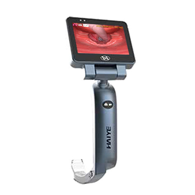 Laryngoscope visuel médical de 3,0 pouces avec 5 lames jetables pour l'intubation de voie aérienne de difficulté