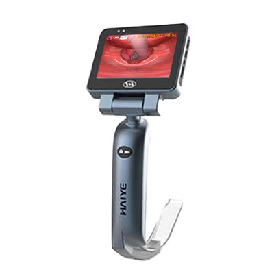 Laryngoscope visuel médical de 3,0 pouces avec 5 lames jetables pour l'intubation de voie aérienne de difficulté