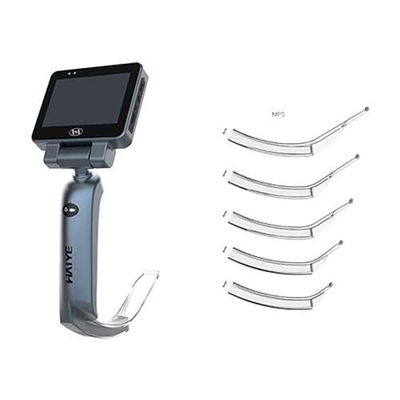 Laryngoscope visuel réutilisable chirurgical de PC de 3,0 pouces avec 5 lames jetables