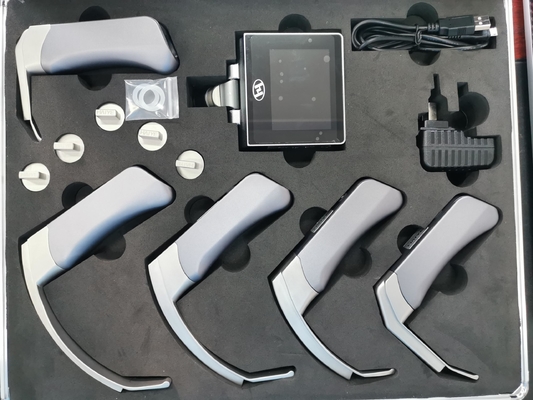 Laryngoscope visuel d'instruction de système médical d'appareil photo numérique avec les lames réutilisables