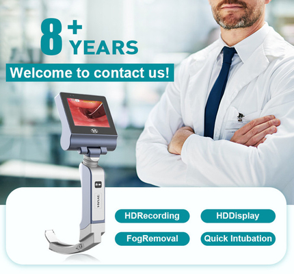 Laryngoscope visuel de 5 lames réutilisables de tailles pour les instruments chirurgicaux endoscopiques