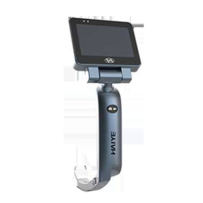 Laryngoscope visuel réutilisable chirurgical d'écran de 3,0 pouces avec 5 lames jetables