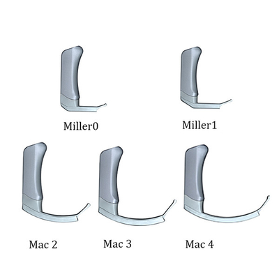 Laryngoscope de 5 Mac Miller Blades Medical Digital Video avec la jambe ergonomique de main