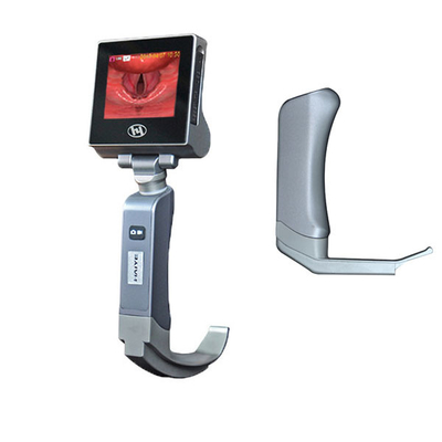 Laryngoscope visuel rigide distingué optique avec l'affichage de couleur de transistor de couche mince de 3 pouces