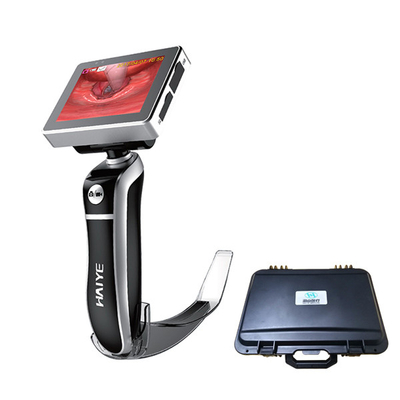 2 millions de laryngoscope aidé visuel d'intubation rechargeable de pixels avec les lames jetables