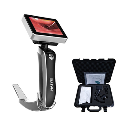 Laryngoscope visuel d'anesthésie jetable chirurgicale de lame avec l'écran de 3,0 pouces