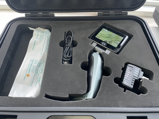 Laryngoscope vidéo à écran LCD 3″ HD 5 + 3 lames de laryngoscopes jetables
