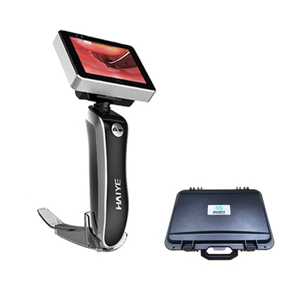 Laryngoscope vidéo portable tout-en-un à stockage 8G de 2 millions de pixels avec fonction de sortie AV