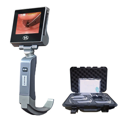 Aucun écran d'affichage à cristaux liquides de 3,0 pouces d'intubation optique imperméable de laryngoscope de tache aveugle 3400mA