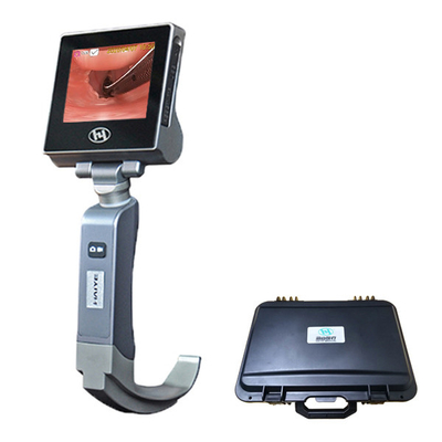 Écran visuel médical réutilisable de pouce HD du laryngoscope 3 d'acier inoxydable de la CE 32GB