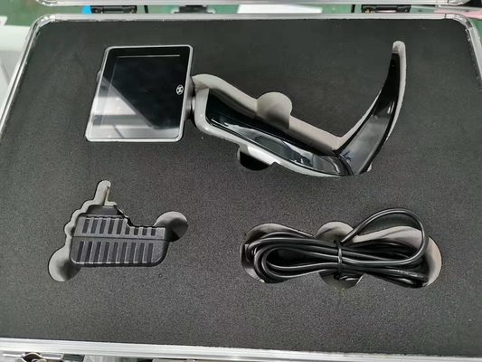 Endoscope électronique optique jetable d'anesthésie visuelle du laryngoscope 32GB de fibre