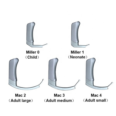 5 lithium visuel Ion Battery du laryngoscope 5V 2000mA d'intubation de lames réutilisables