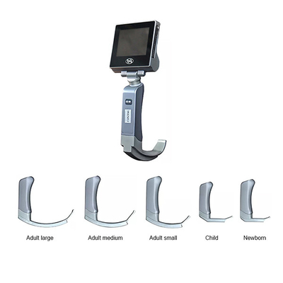 Lames visuelles médicales réutilisables du laryngoscope 5 d'acier inoxydable pour l'intubation de voie aérienne