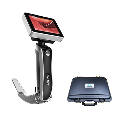 le CE 2022 a délivré un certificat le laryngoscope visuel d'intubation tout-en-un de voie aérienne du stockage 8G avec les lames jetables