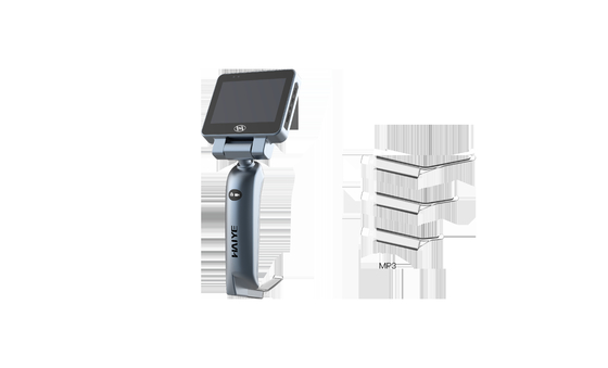 Laryngoscope visuel d'anesthésie de batterie de 3,5 pouces avec 3 lames jetables pédiatriques de taille