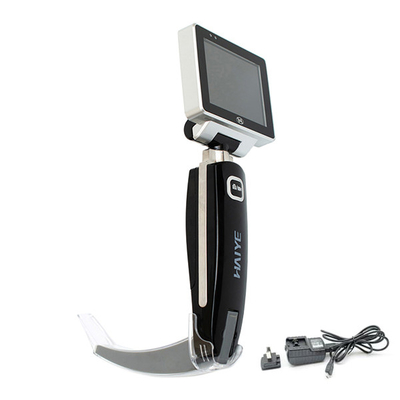 CE 2 millions de laryngoscope visuel médical de stockage du pixel 8G avec 3 lames jetables