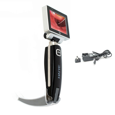 Laryngoscope visuel médical rechargeable d'écran de 3 pouces pour l'intubation de voie aérienne
