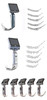 Laryngoscope visuel réutilisable portatif 12V de pratique en matière de simulation