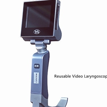 Matériel médical visuel réutilisable de chirurgie d'intubation de laryngoscope d'anesthésie