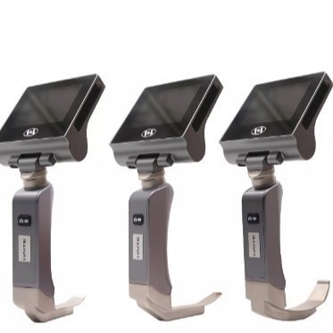 Intubation visuelle de voie aérienne de laryngoscope d'anesthésie réutilisable avec la vue augmentée