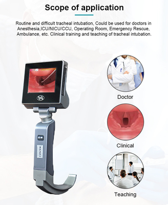 le laryngoscope visuel portatif USB de 1280*720px Haiye a produit